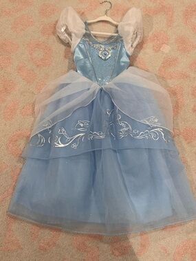 Disney Sparkle Cinderella Princess Dress with Silver Accents 5/6